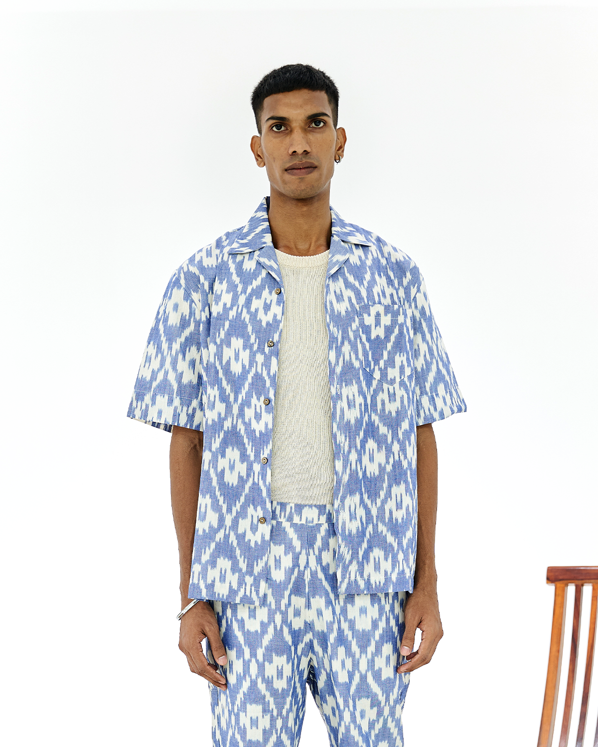 Indigo Camp Shirt