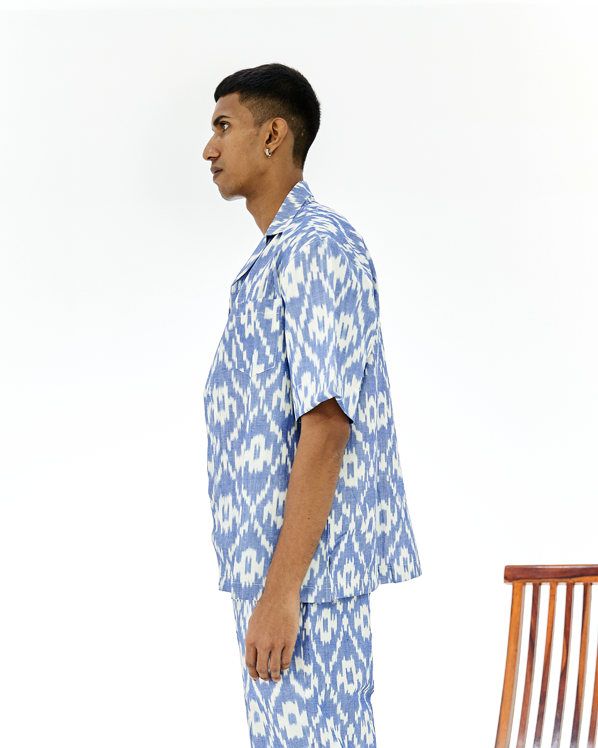 Indigo Camp Shirt