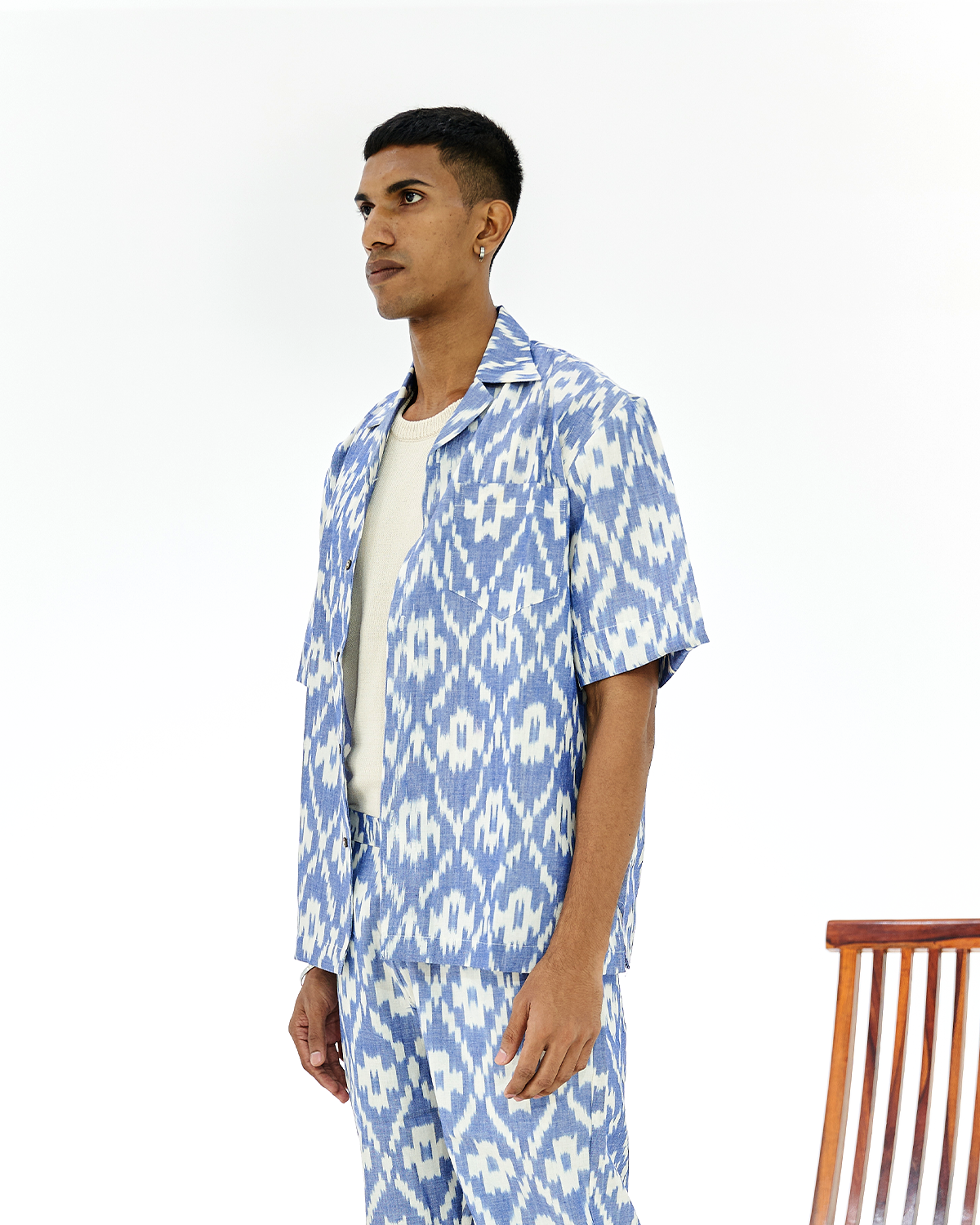 Indigo Camp Shirt